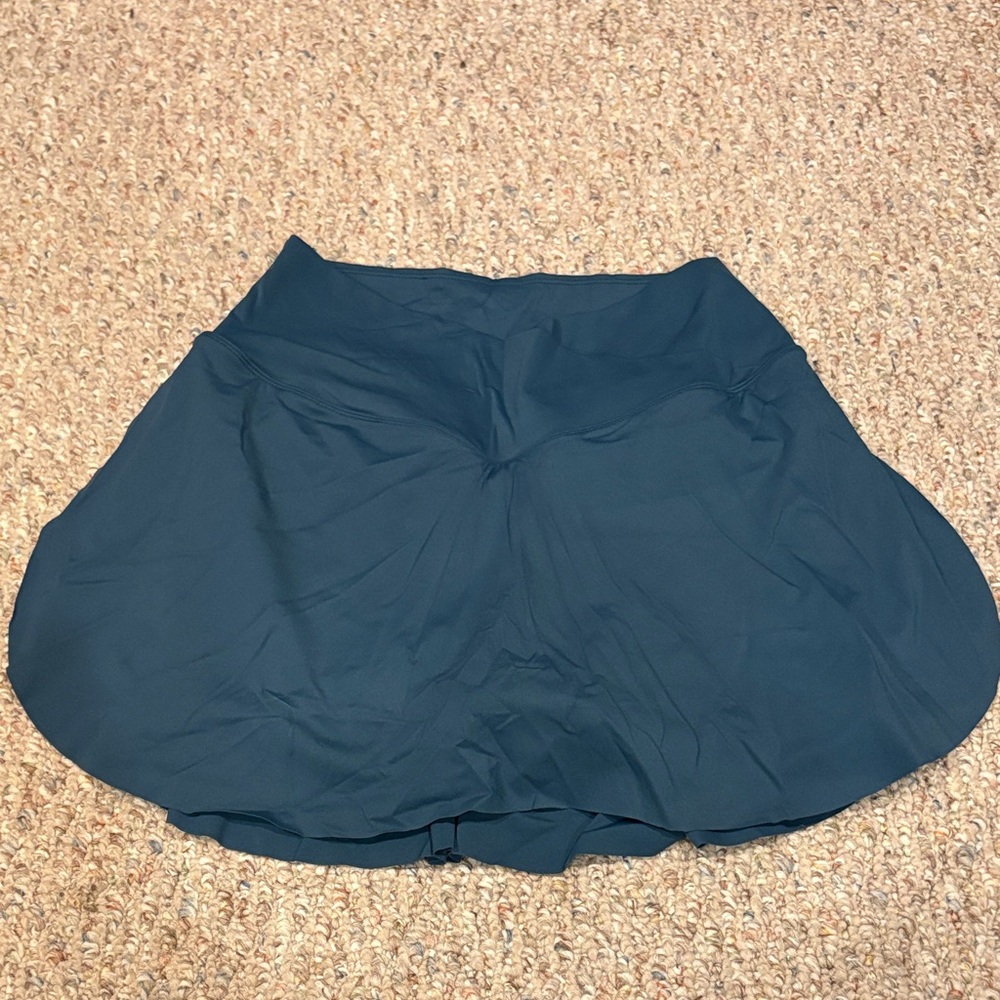 Halara Elegant Teal Tennis Skirt